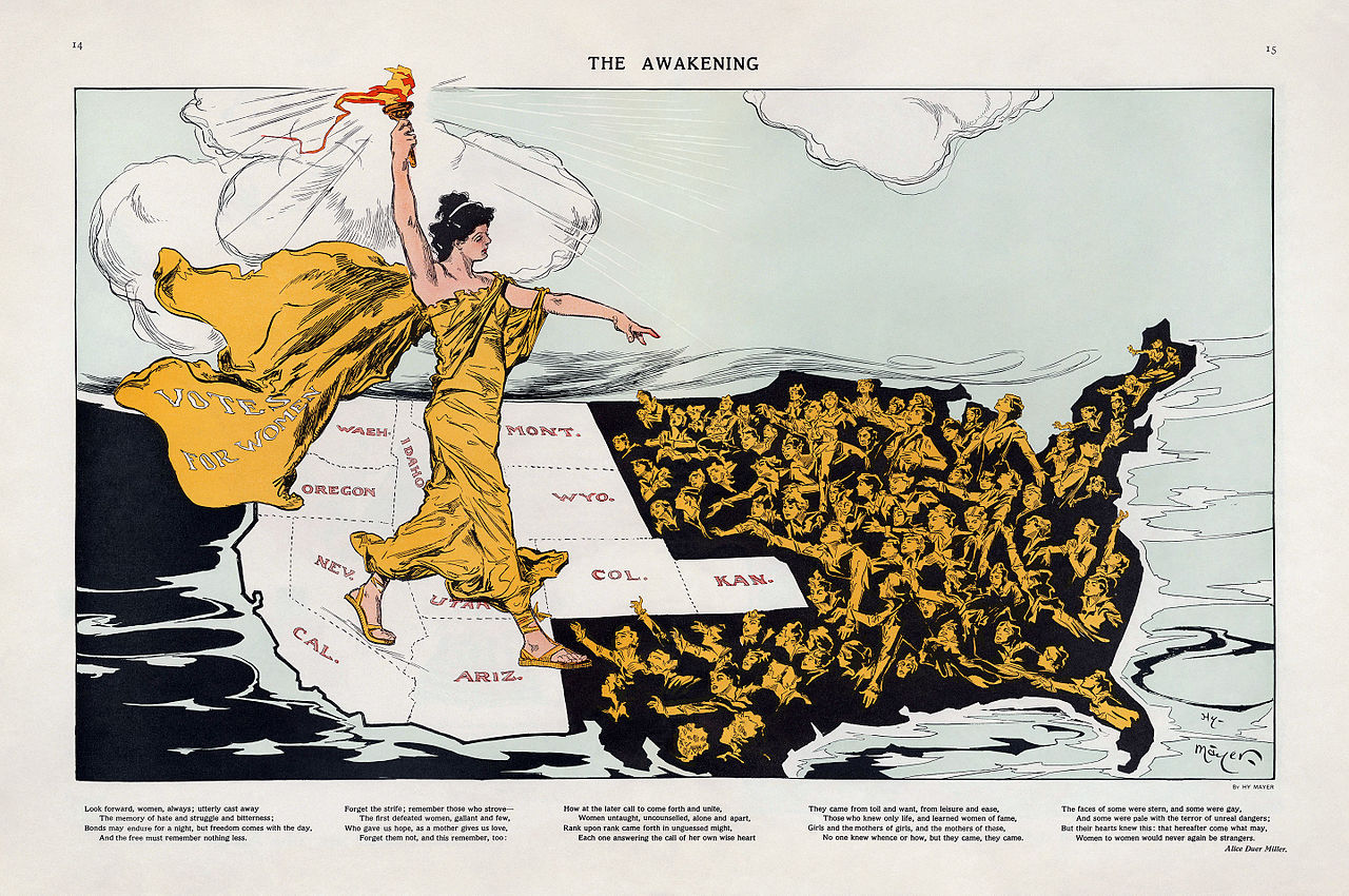 Henry Mayer, The Awakening, published in Puck February 20, 1915. Image courtesy Library of Congress. 