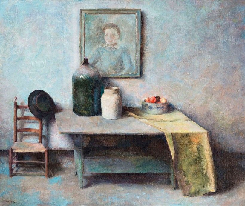 John McCoy (1910-1989), Studio Still Life, 1934, Oil on canvas, Brandywine River Museum of Art, Gift of Anna B. McCoy, 2015
