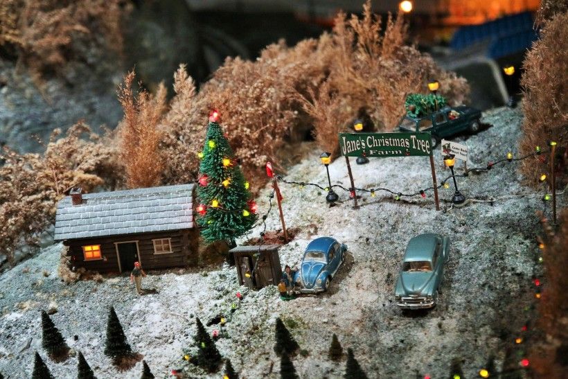 Jane's Christmas Tree Farm, a classic part of our A Brandywine Christmas train display