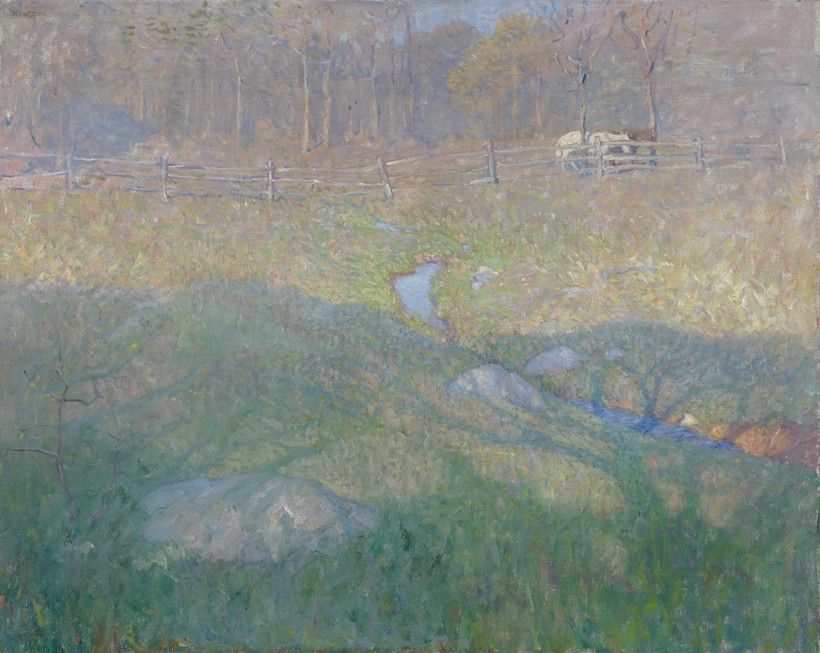 N. C. Wyeth (1882 - 1945), Late Spring Morning, ca. 1915/1917, oil on canvas, 31 3/4 × 39 7/8 in. collections.brandywine.org