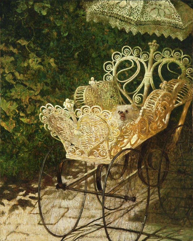 Jamie Wyeth (born 1946) A Very Small Dog, 1980 Oil on Canvas, 50”x40” Gift of MBNA America, 2003