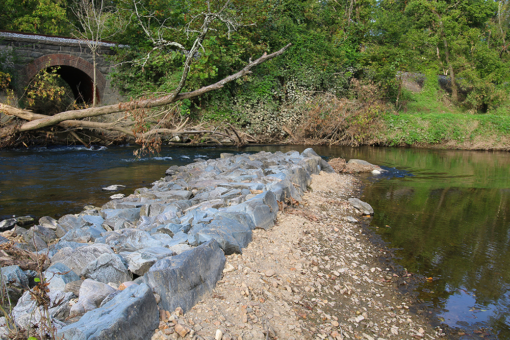 Hoffman's Mill Dam in Chadds Ford, PA