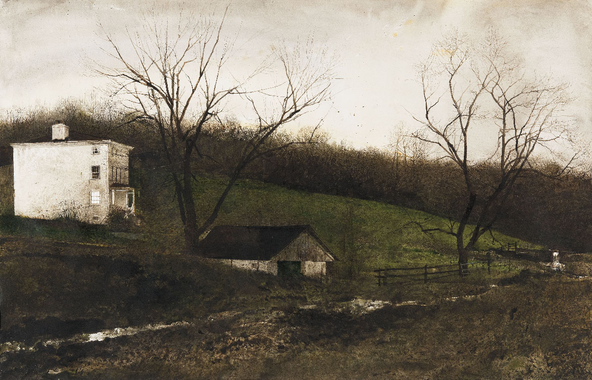 Andrew Wyeth, Evening at Kuerners, 1970