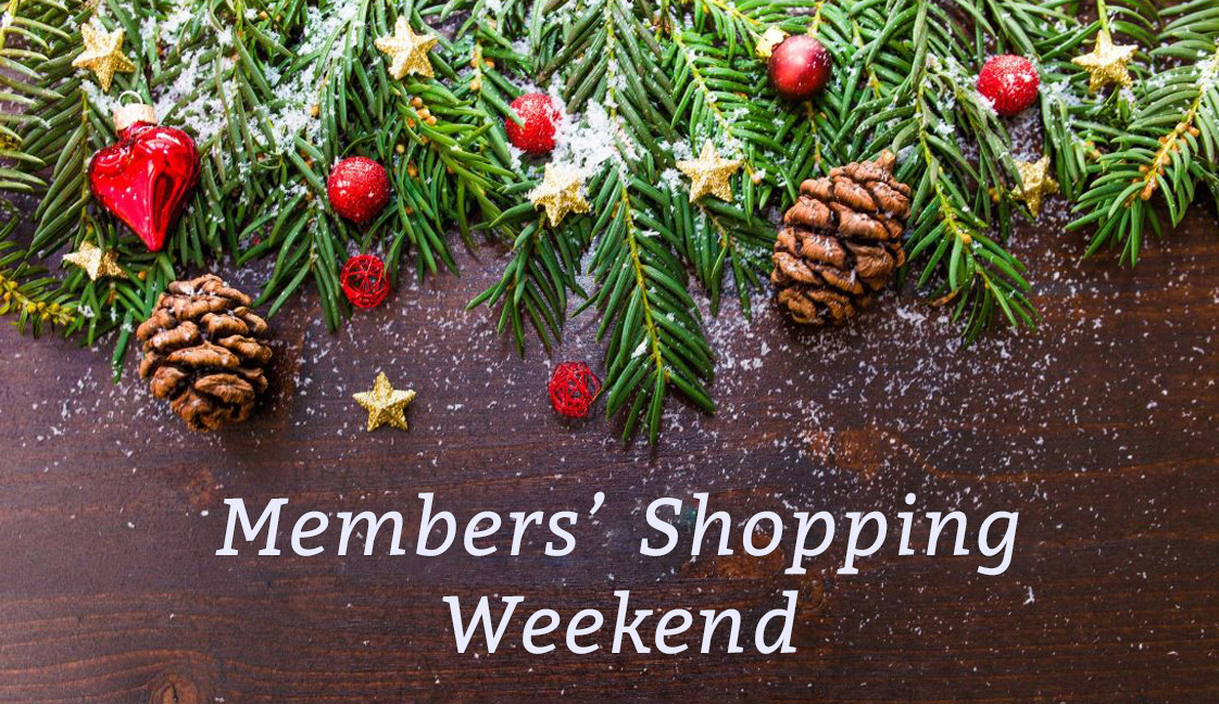Members' Shopping Weekend promotional graphic