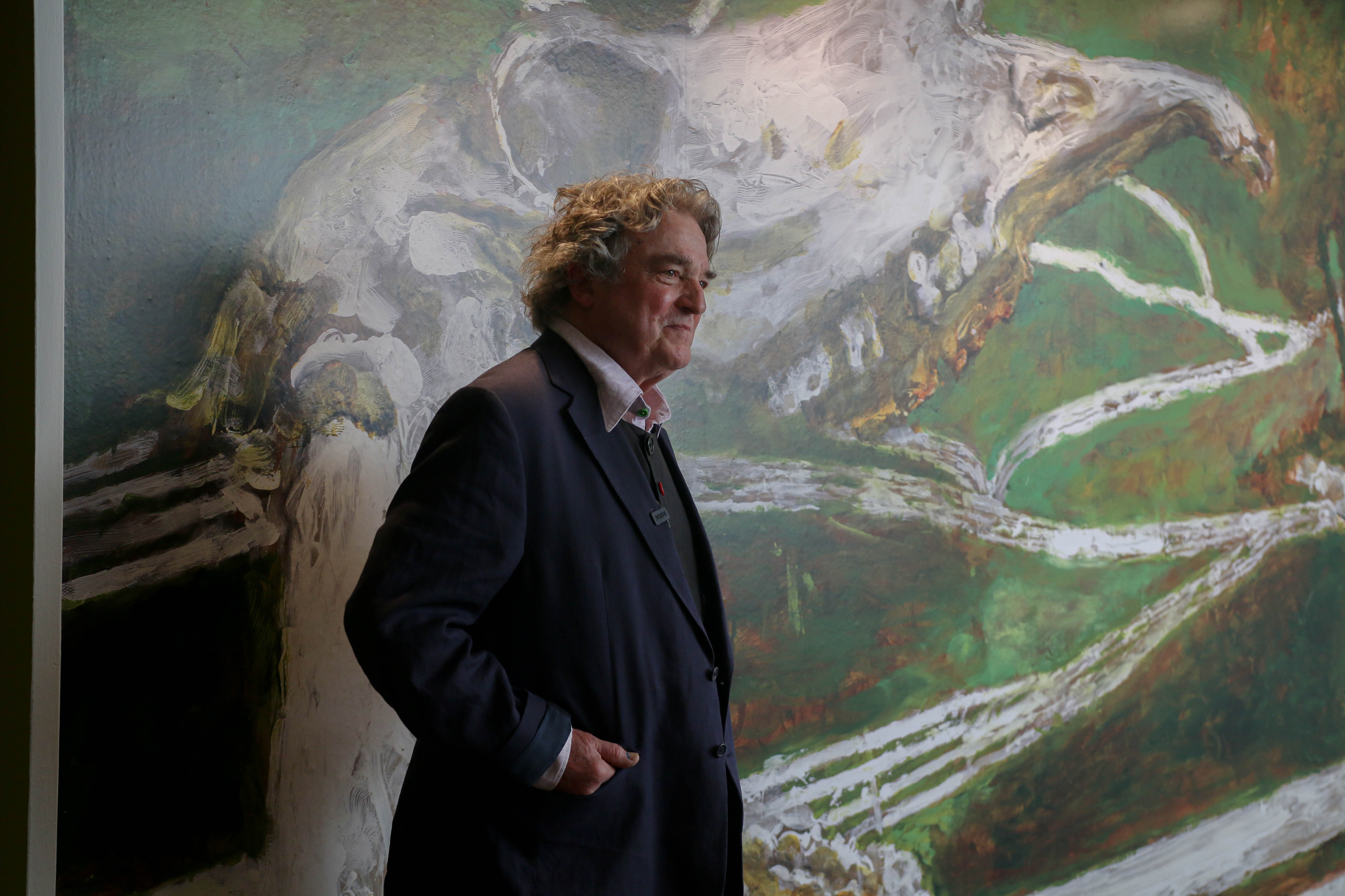 A portrait of artist Jamie Wyeth.