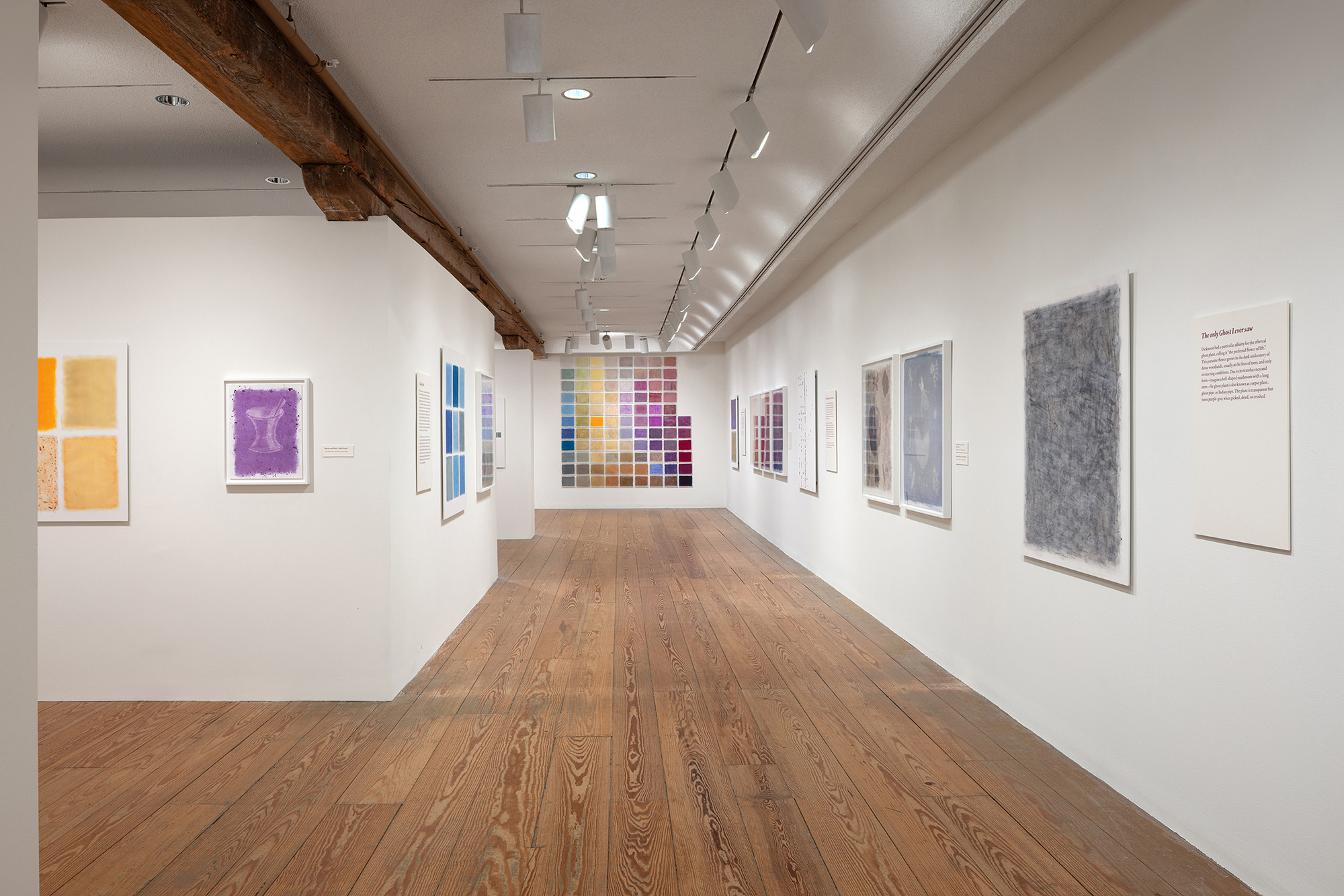 Installation view of the "This Earthen Door" exhibition gallery