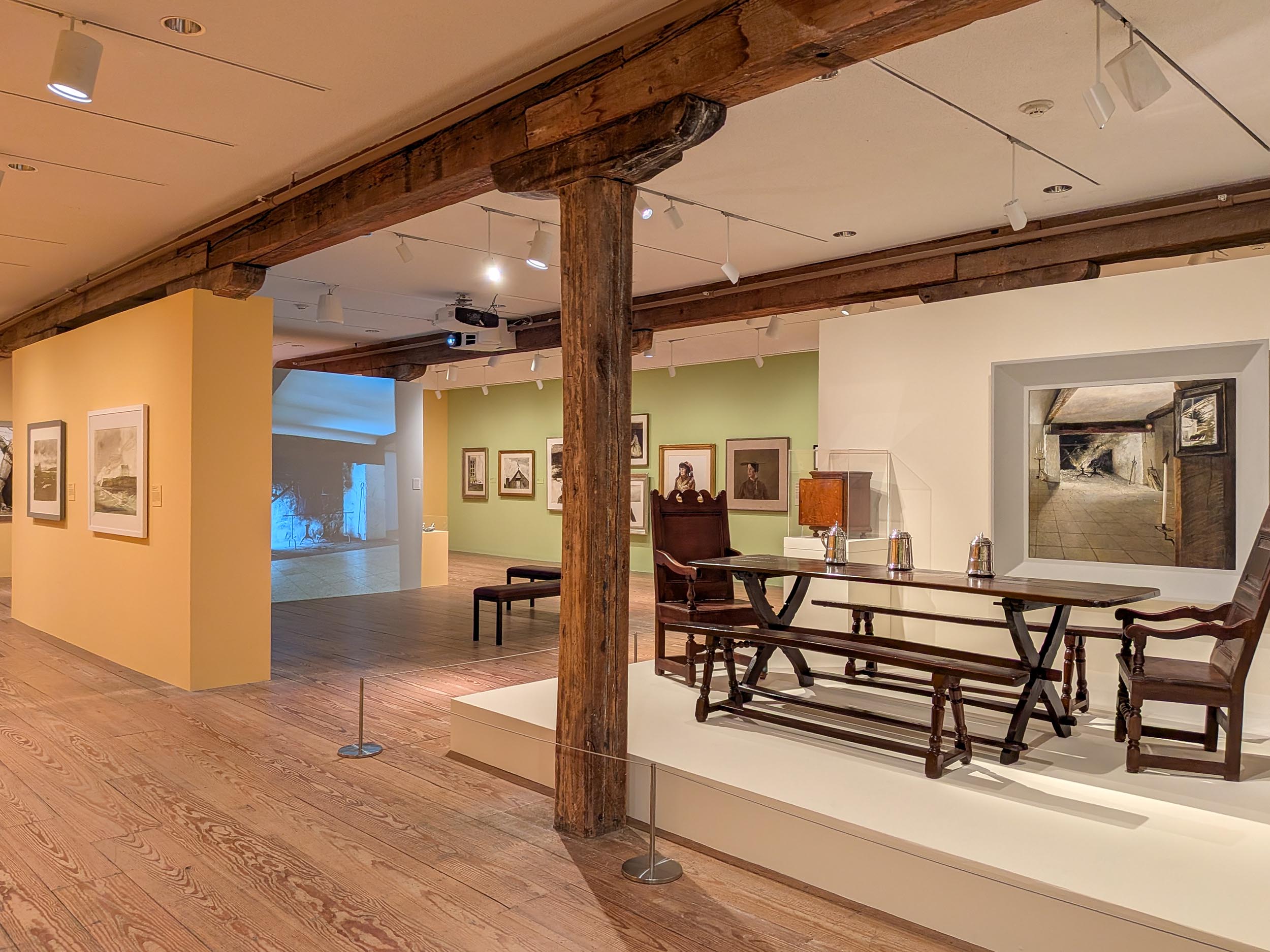 Gallery view of "By Design: The Worlds of Betsy James Wyeth" exhibition