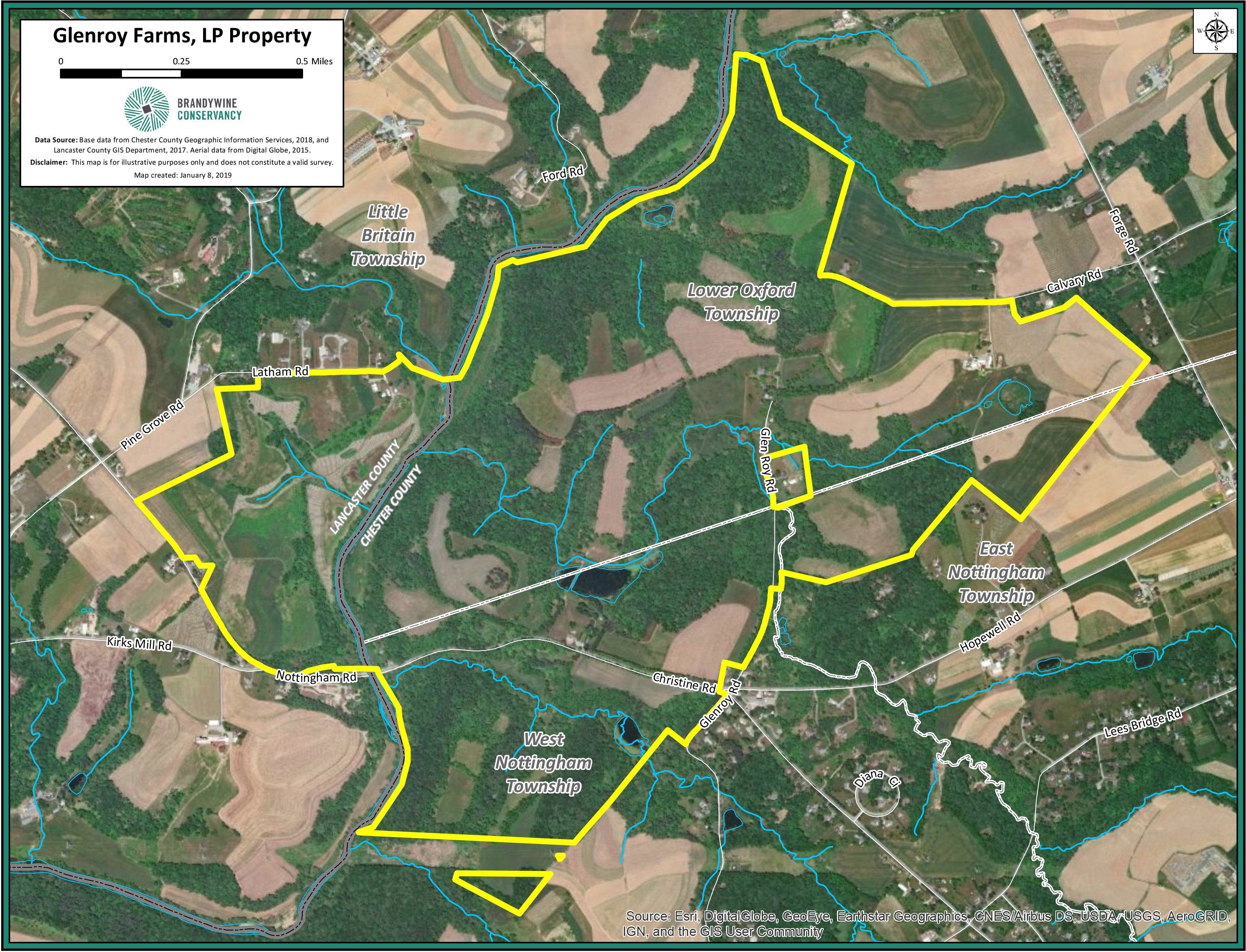 The Brandywine will use the funds to acquire and preserve this 569-acre natural area along the Octoraro Creek in Lower Oxford and West Nottingham Townships, Chester County
