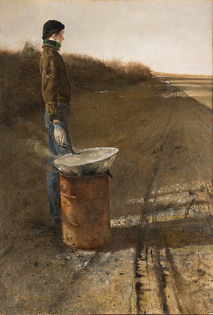 Andrew Wyeth (1917–2009), Roasted Chestnuts, 1956
