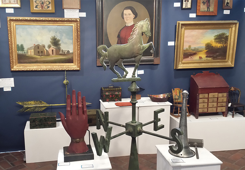 antiques show booth