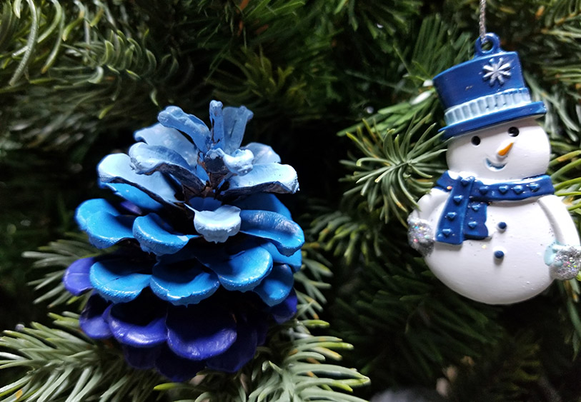 pinecone ornament