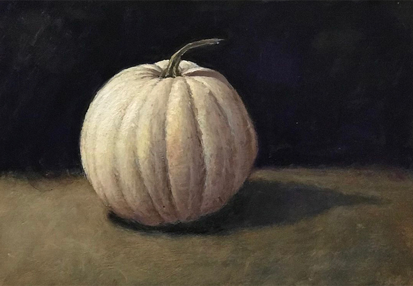 White pumpkin by Randall Graham
