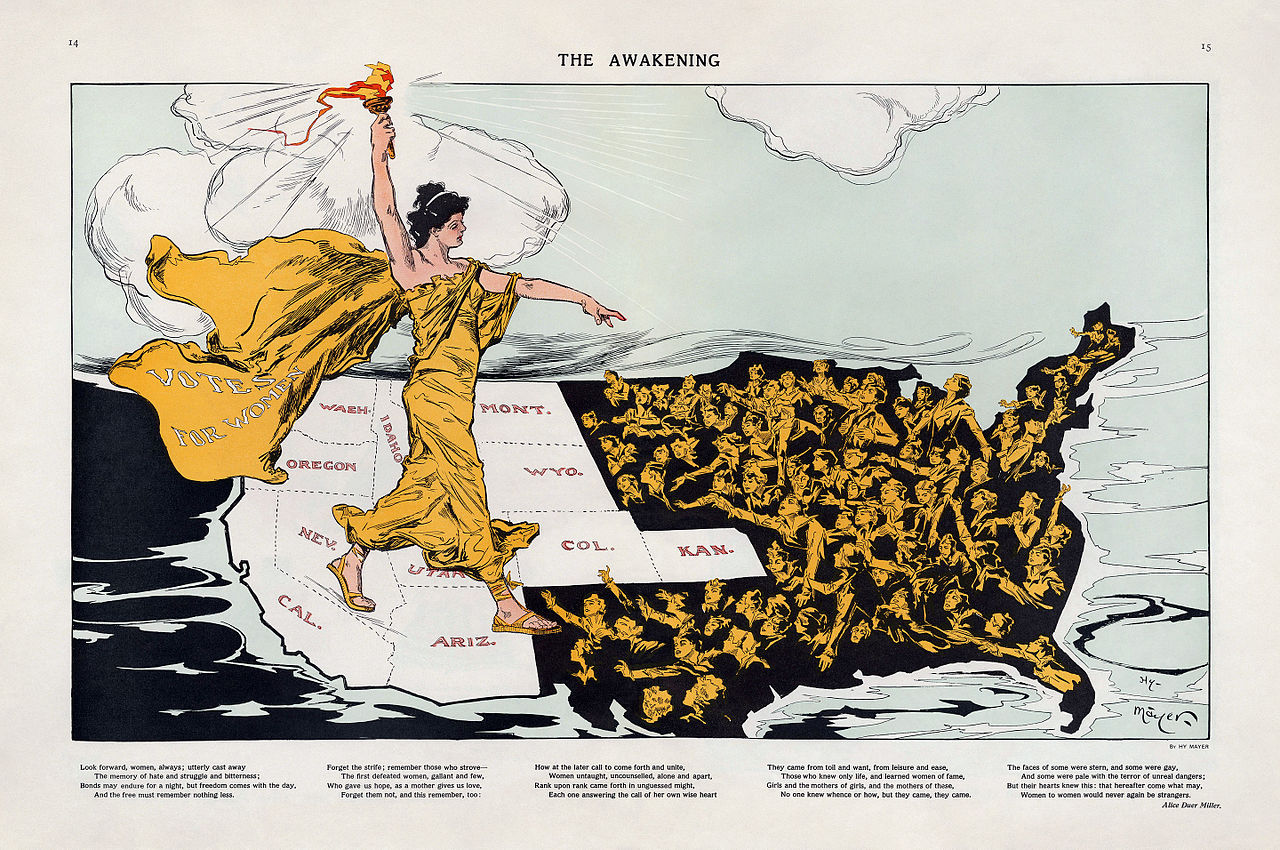 Henry Mayer, The Awakening, published in Puck February 20, 1915. Image courtesy Library of Congress.