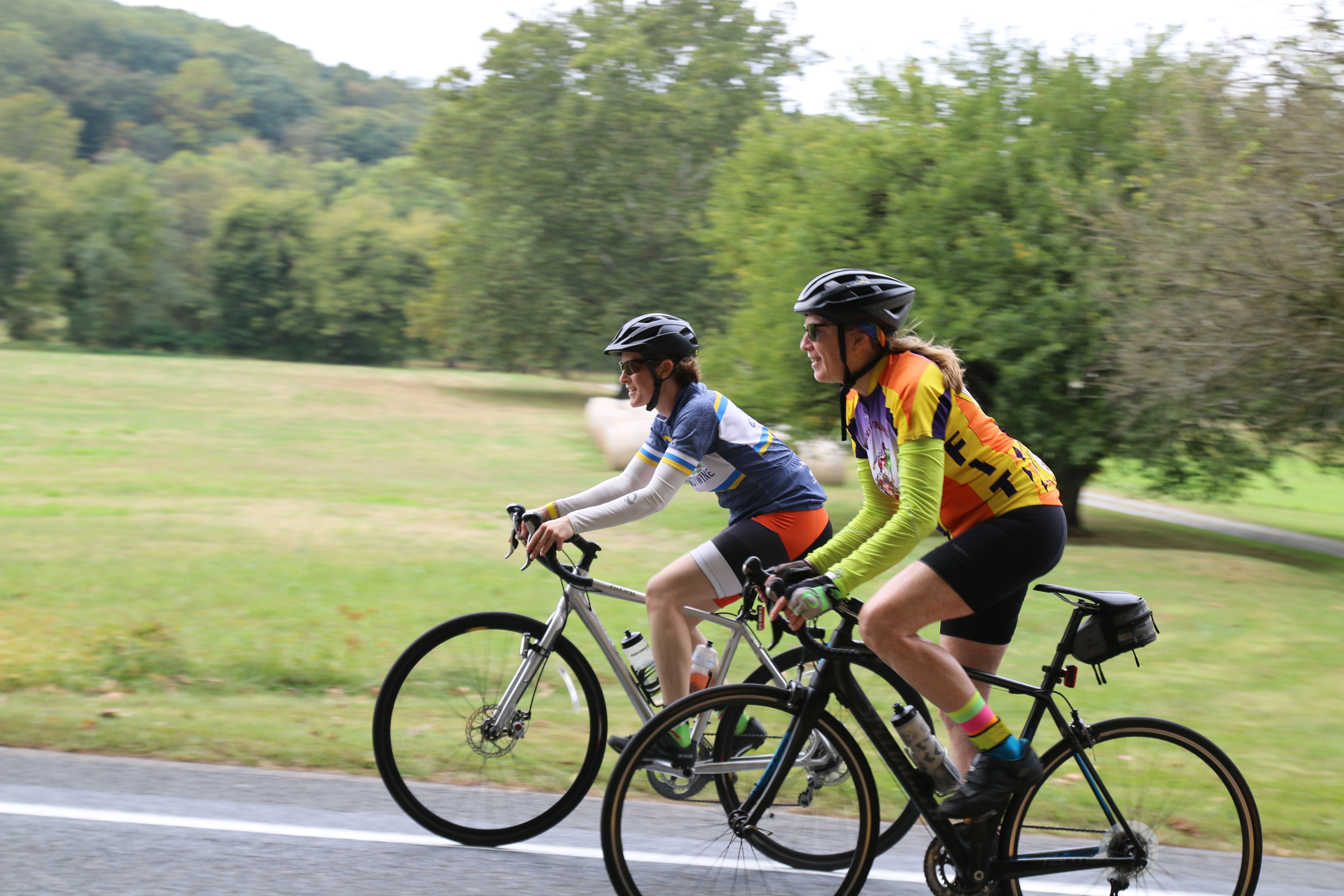 Cyclists during Bike the Brandywine 2019
