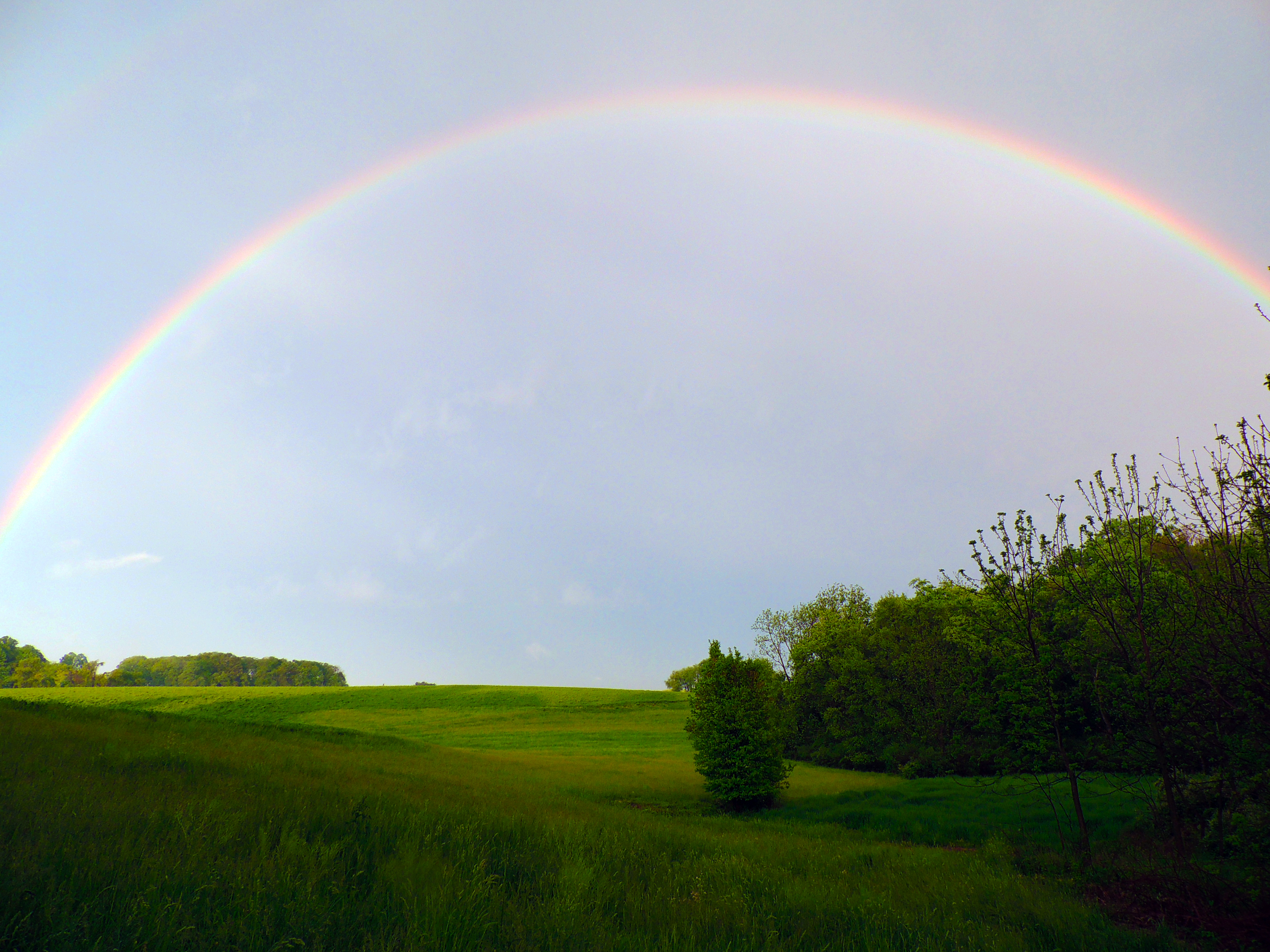 Rainbow over King Ranch lands