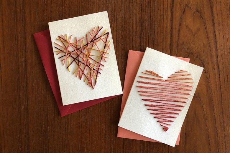 Hand-Stitched Valentine