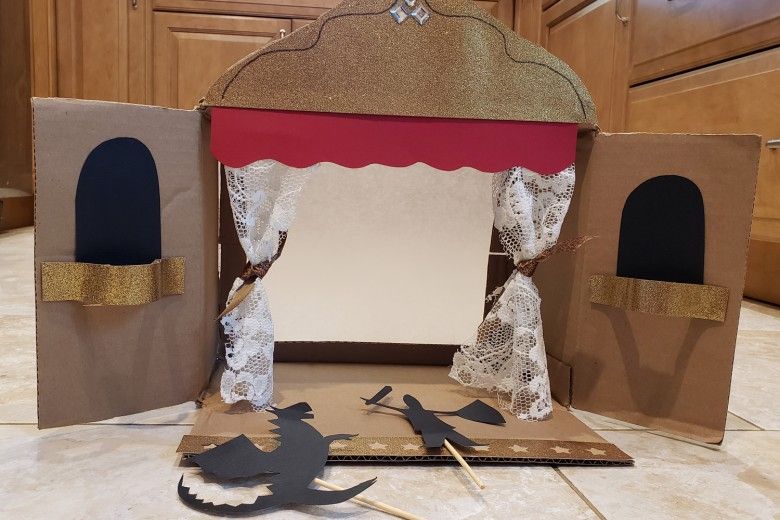 Shadow puppet theater