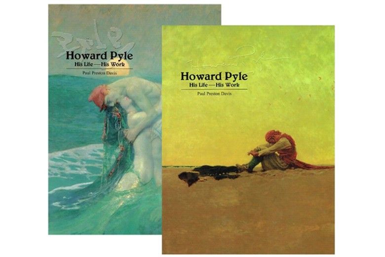 Volumes 1 & 2 of Paul Preston Davis’s Howard Pyle:  His Life—His Work  (New Castle and Wilmington, Delaware:  Oak Knoll Books and The Delaware Art Museum, 2004), Collection of The Walter & Leonore Annenberg Research Center, Brandywine River Museum of Art