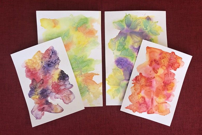 finished watercolor prints