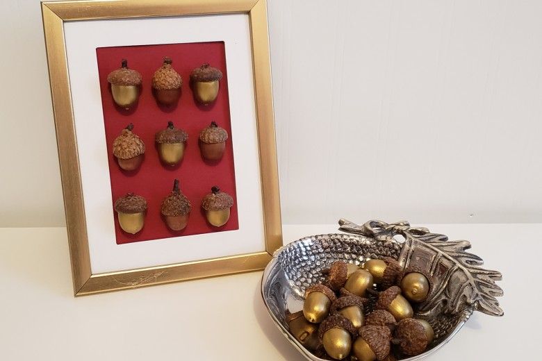 Fall Acorn Décor