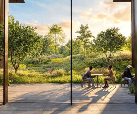 Rendering courtesy of Kengo Kuma & Associates and Field Operations