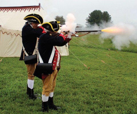 revolutionary war reenactors