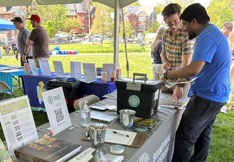 Brandywine staff at the 2023 Wilmington Earth and Arbor Day event