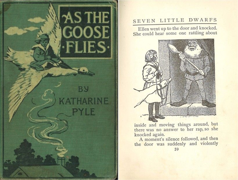 Cover and one of Katharine’s illustrations from her book <em>As the Goose Flies</em>. Collection of the Walter & Leonore Annenberg Research Center, Brandywine Museum of Art. Cover and one of Katharine’s illustrations from her book As the Goose Flies. Collection of the Walter & Leonore Annenberg Research Center, Brandywine Museum of Art.
