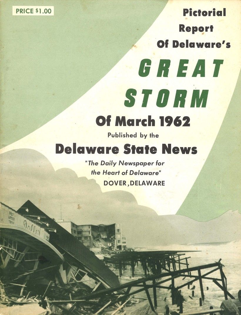 A contemporary account of the Great Storm published immediately afterwards. The booklet was compiled by Jack Beach, Assistant Publisher of the Dover Delaware State News. 
