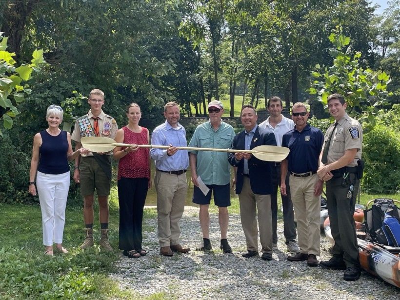 Photo by Sarah Sharp. PA Fish and Boat ribbon cutting event