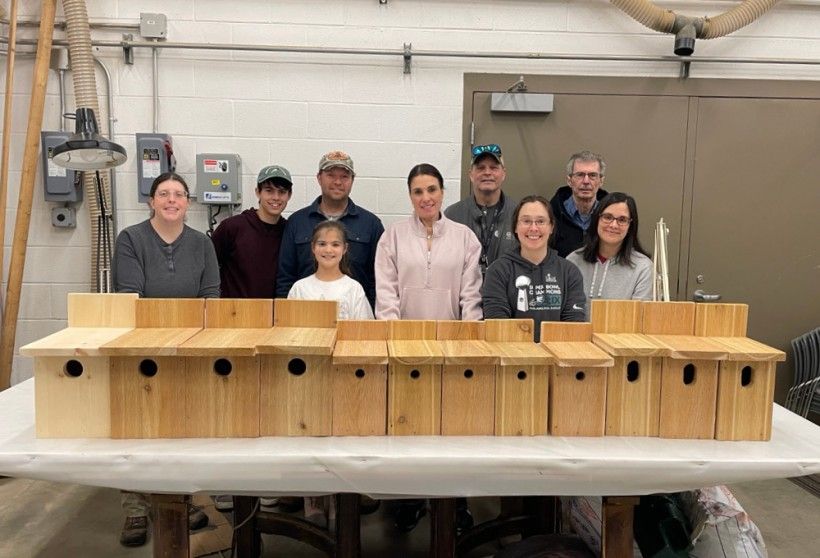 nesting bird box building workshop