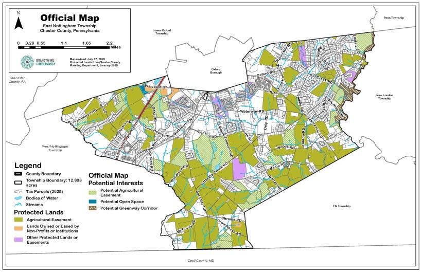 East Nottingham Township's Official Map