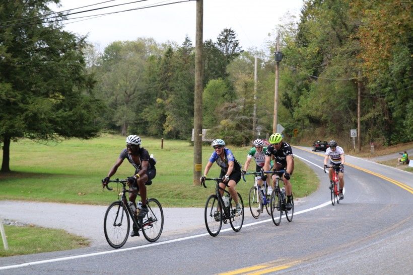 Cyclists during Bike the Brandywine 2019