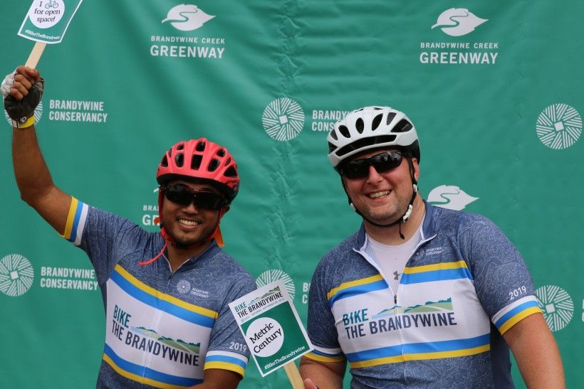 Cyclists during Bike the Brandywine 2019