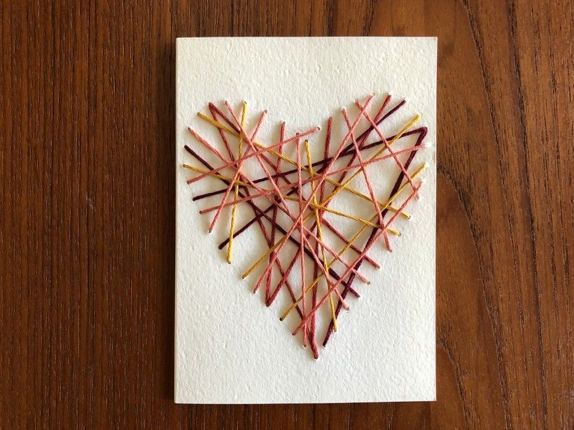 Hand-Stitched Valentine step 11