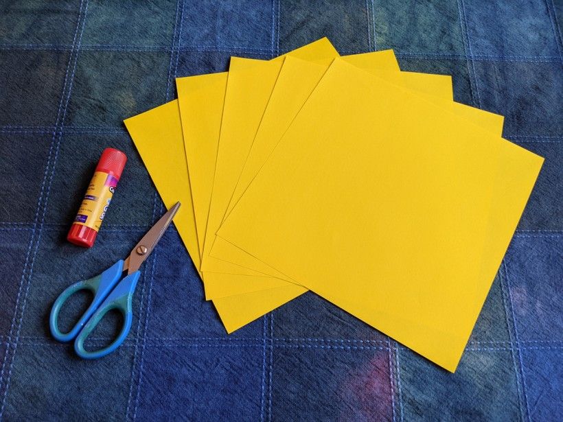 Folded paper star supplies