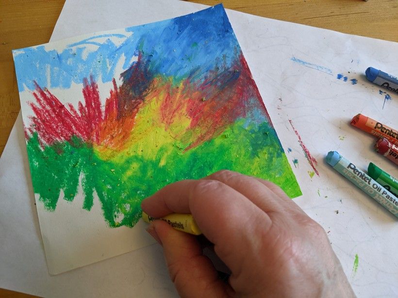 How To Keep Oil Pastel Colours CLEAN! 