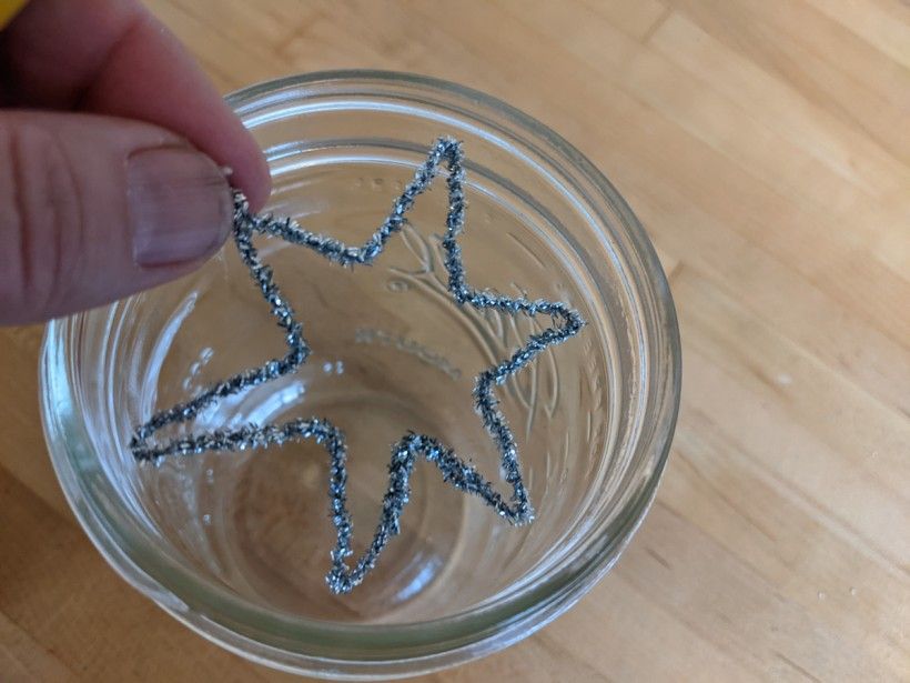 DIY Crystal Ornament - step 1