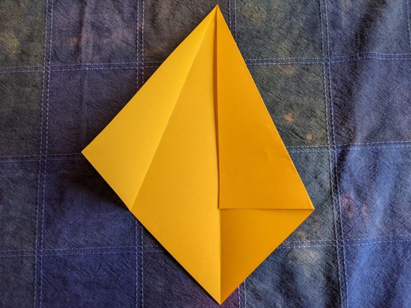 Folded paper stars