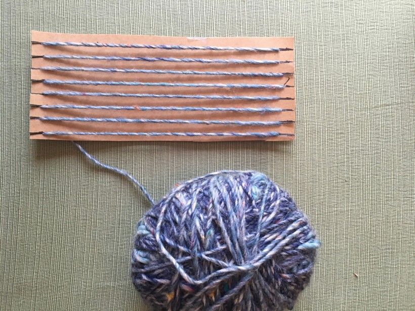 homemade nature weaving step 5