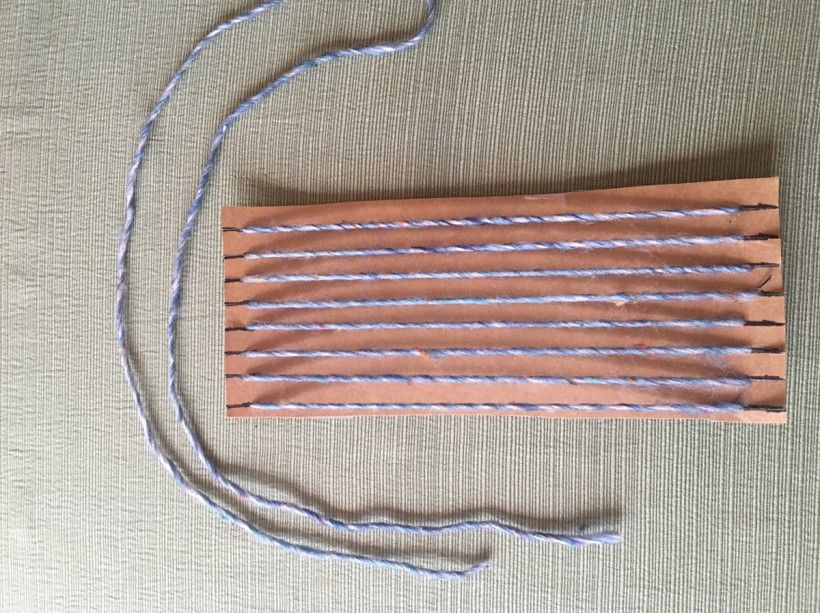 homemade nature weaving step 7