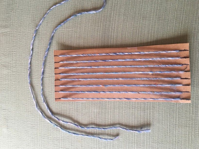 homemade nature weaving step 7