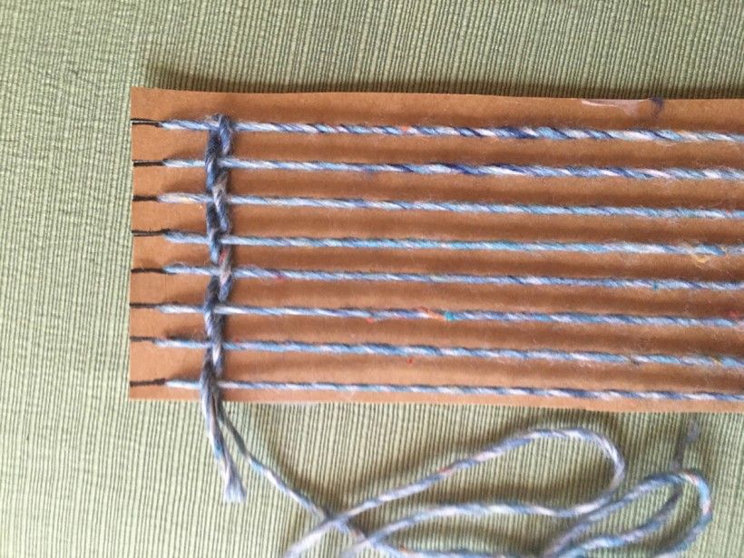 homemade nature weaving step 8