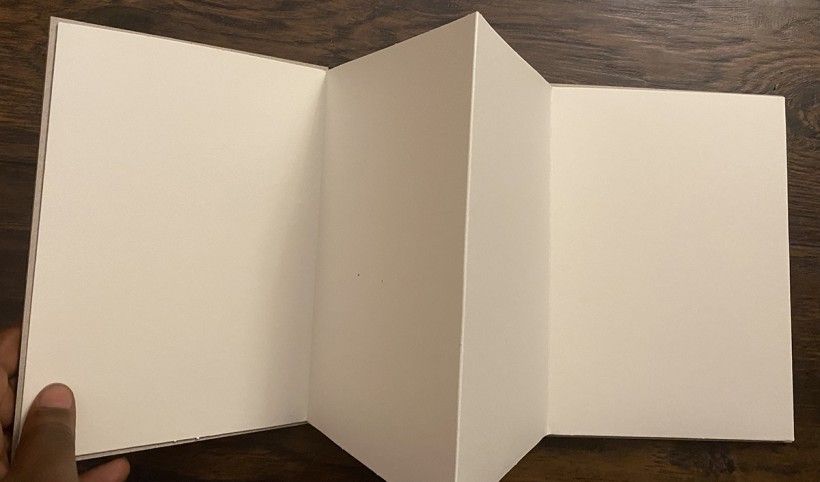 Accordion book - Step 1