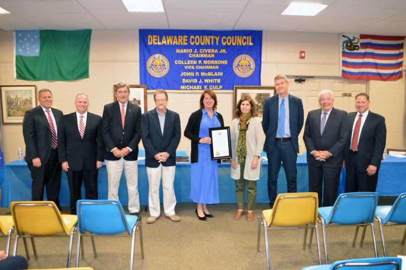 Brandywine receives resolution from Delaware County Council