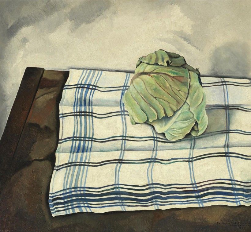 Carolyn Wyeth (1909 - 1994), The Cabbage, 1944, oil on canvas, 24 1/2 × 26 1/2 in. Anonymous gift, 1997