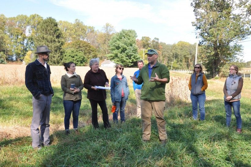 Photo by Jim Jordan, Executive Director of Brandywine Red Clay Alliance William Penn Foundation and DRWI partners on tour of key sites within the Brandywine-Christina Watershed