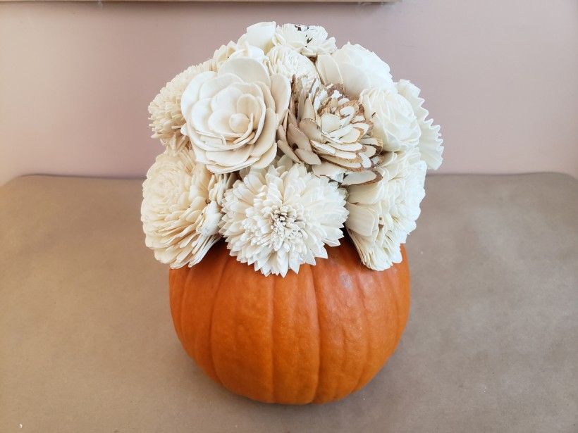 Fall Flower Centerpiece - Step 5