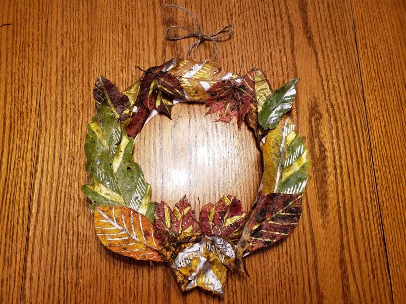 Fall wreath - step 5