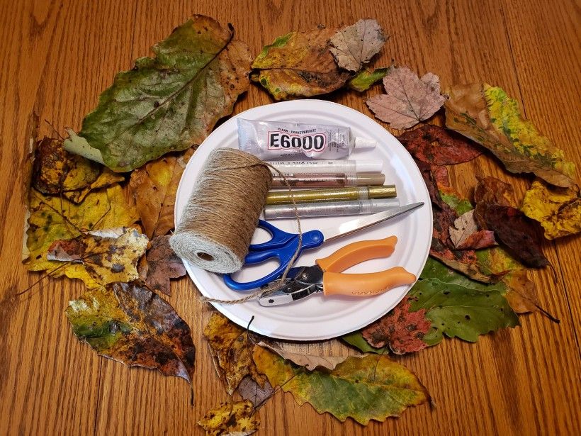 Fall wreath supplies